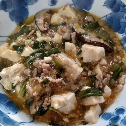 豆板醤がなくても美味しい麻婆豆腐ができました！
お味噌入れると違いますね！